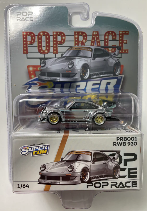 2026 LAS VEGAS SUPER CON EXCLUSIVE EVENT EDITION! 1/64 Pop Race RWB Porsche 930